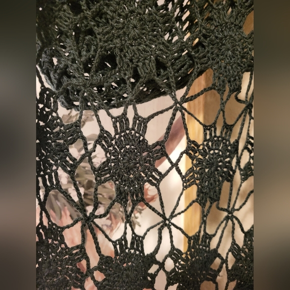 Umgee Black knitted Cardigan Vest size small/medium - Picture 5 of 5